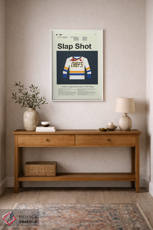 تابلو مینیمال ضربه محکم و ناگهانی اثر پرینتس اند گیگلز اثر ارین هیگرمن - D1W