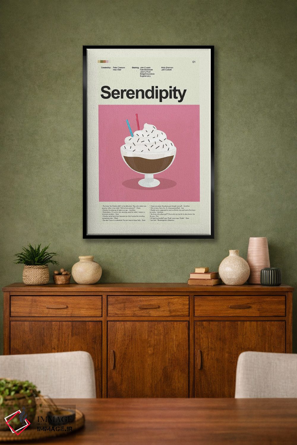 تابلو مینیمال سرنادپی اثر پرینتس اند گیگلز اثر ارین هیگرمن - D2B