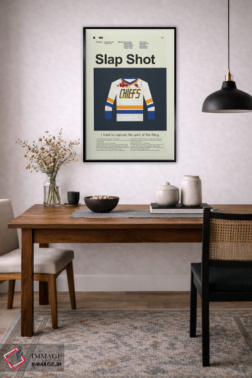 تابلو مینیمال ضربه محکم و ناگهانی اثر پرینتس اند گیگلز اثر ارین هیگرمن - D5B