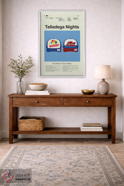 تابلو مینیمال شب های تالاگا: سروده ریکی بابی اثر پرینتس اند گیگلز اثر ارین هیگرمن - D2W