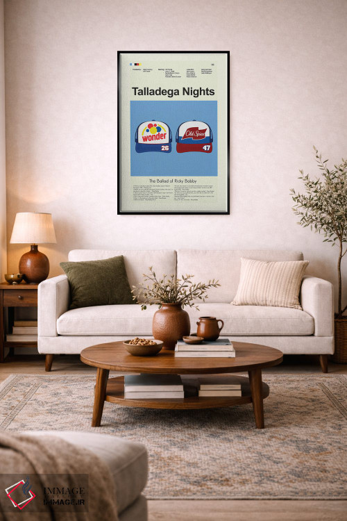 تابلو مینیمال شب های تالاگا: سروده ریکی بابی اثر پرینتس اند گیگلز اثر ارین هیگرمن - D4B