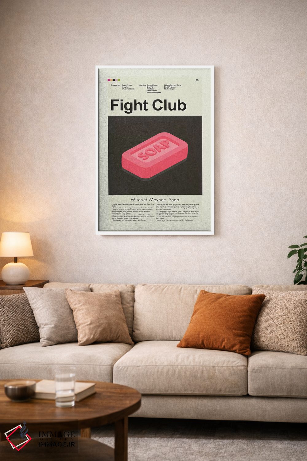 تابلو دکوراتیو باشگاه مشت زنی اثر پرینتس اند گیگلز اثر ارین هیگرمن - D4W