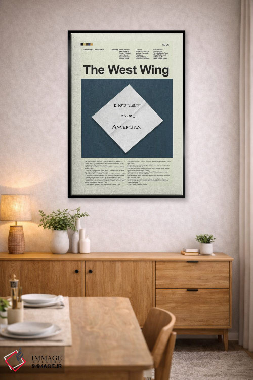 تابلو مینیمال بال غربی اثر پرینتس اند گیگلز اثر ارین هیگرمن - D4B