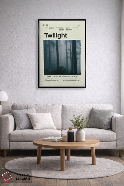 تابلو مینیمال گرگ و میش اثر پرینتس اند گیگلز اثر ارین هیگرمن - D5B