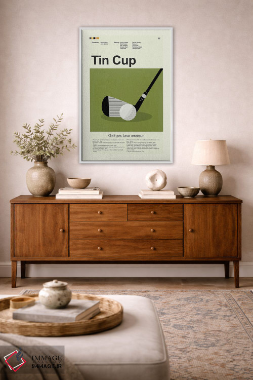 تابلو مینیمال تین کاپ اثر پرینتس اند گیگلز اثر ارین هیگرمن - D3W