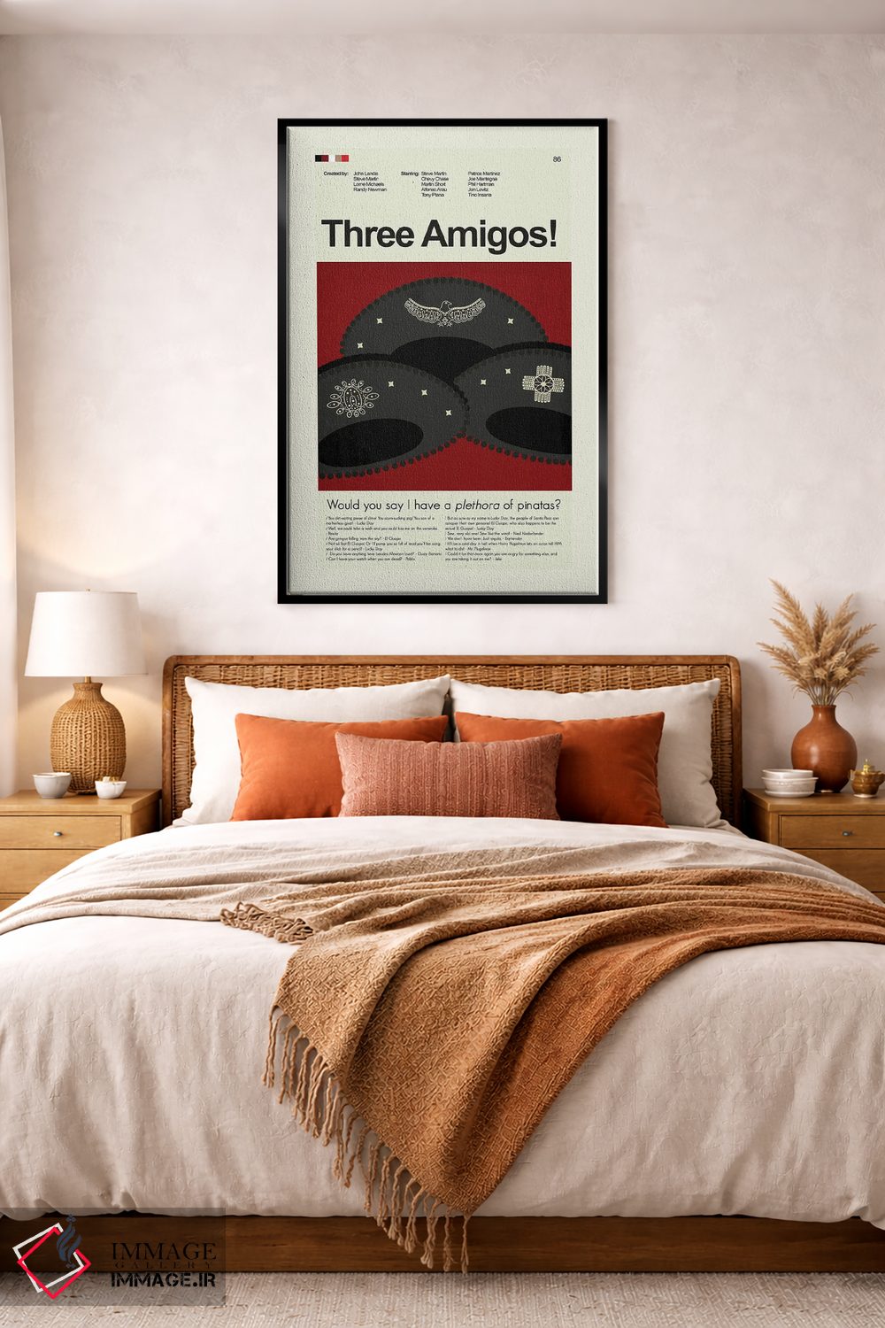 تابلو مینیمال سه دوست اثر پرینتس اند گیگلز اثر ارین هیگرمن - D4B