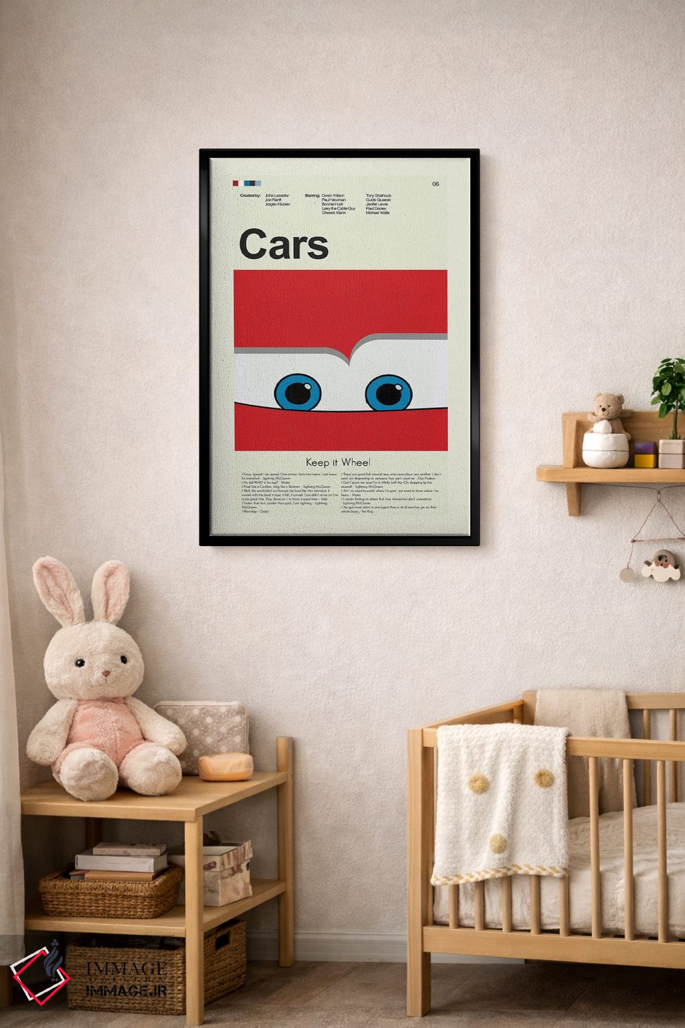 تابلو دکوراتیو ماشین ها اثر پرینتس اند گیگلز اثر ارین هیگرمن - D5B