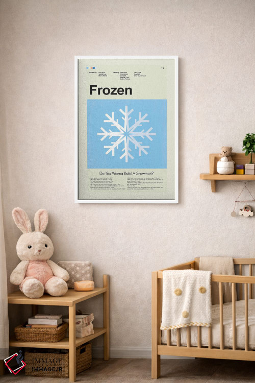 تابلو دکوراتیو فروزن اثر پرینتس اند گیگلز اثر ارین هیگرمن - D3W