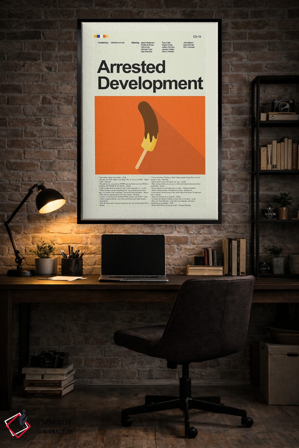 تابلو دکوراتیو رشد متوقف شده اثر پرینتس اند گیگلز اثر ارین هیگرمن - D5B