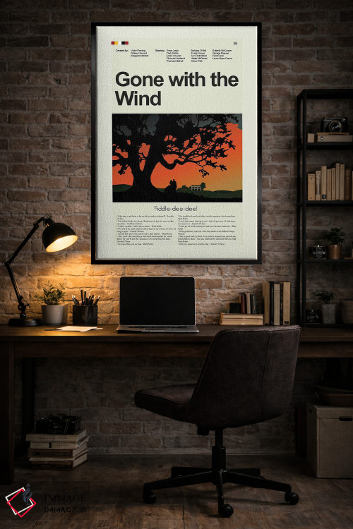 تابلو دکوراتیو بادگیر اثر پرینتس اند گیگلز اثر ارین هیگرمن - D5B