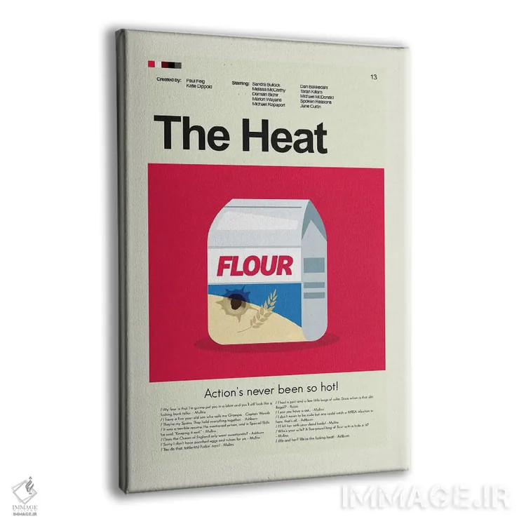 تابلو دکوراتیو هیئت اثر پرینتس اند گیگلز اثر ارین هیگرمن - نمای پرسپکتیو محصول