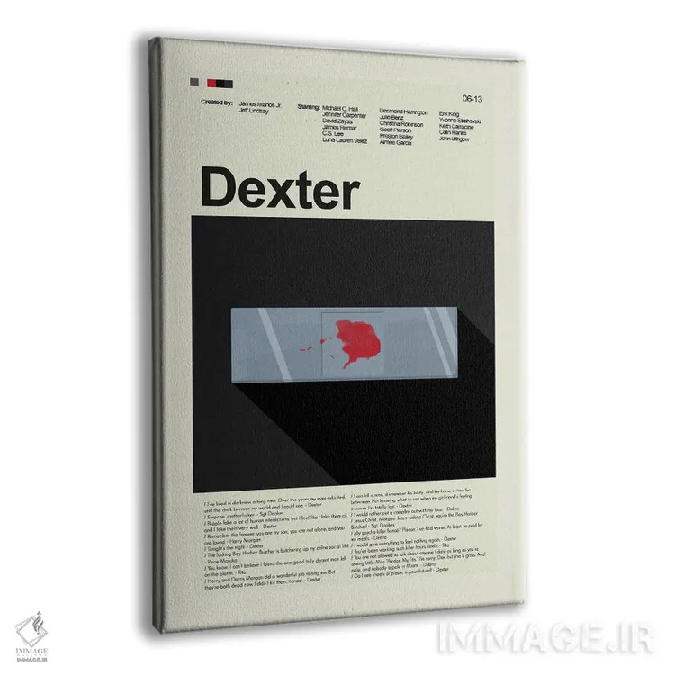 تابلو دکوراتیو دکستر اثر پرینتس اند گیگلز اثر ارین هیگرمن - نمای پرسپکتیو محصول