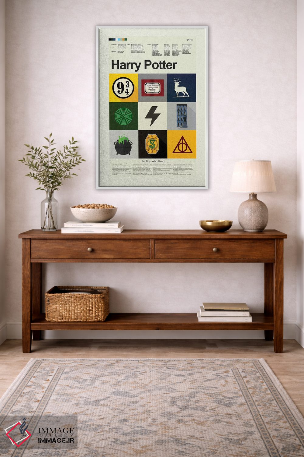 تابلو دکوراتیو هری پاتر اثر پرینتس اند گیگلز اثر ارین هیگرمن - D3W