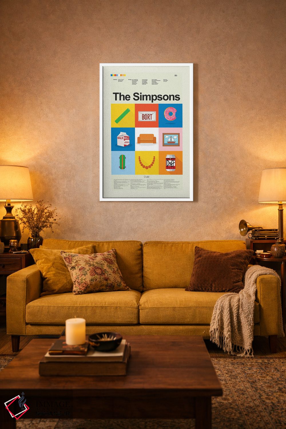 تابلو دکوراتیو سیمپسون ها اثر پرینتس اند گیگلز اثر ارین هیگرمن - D2W