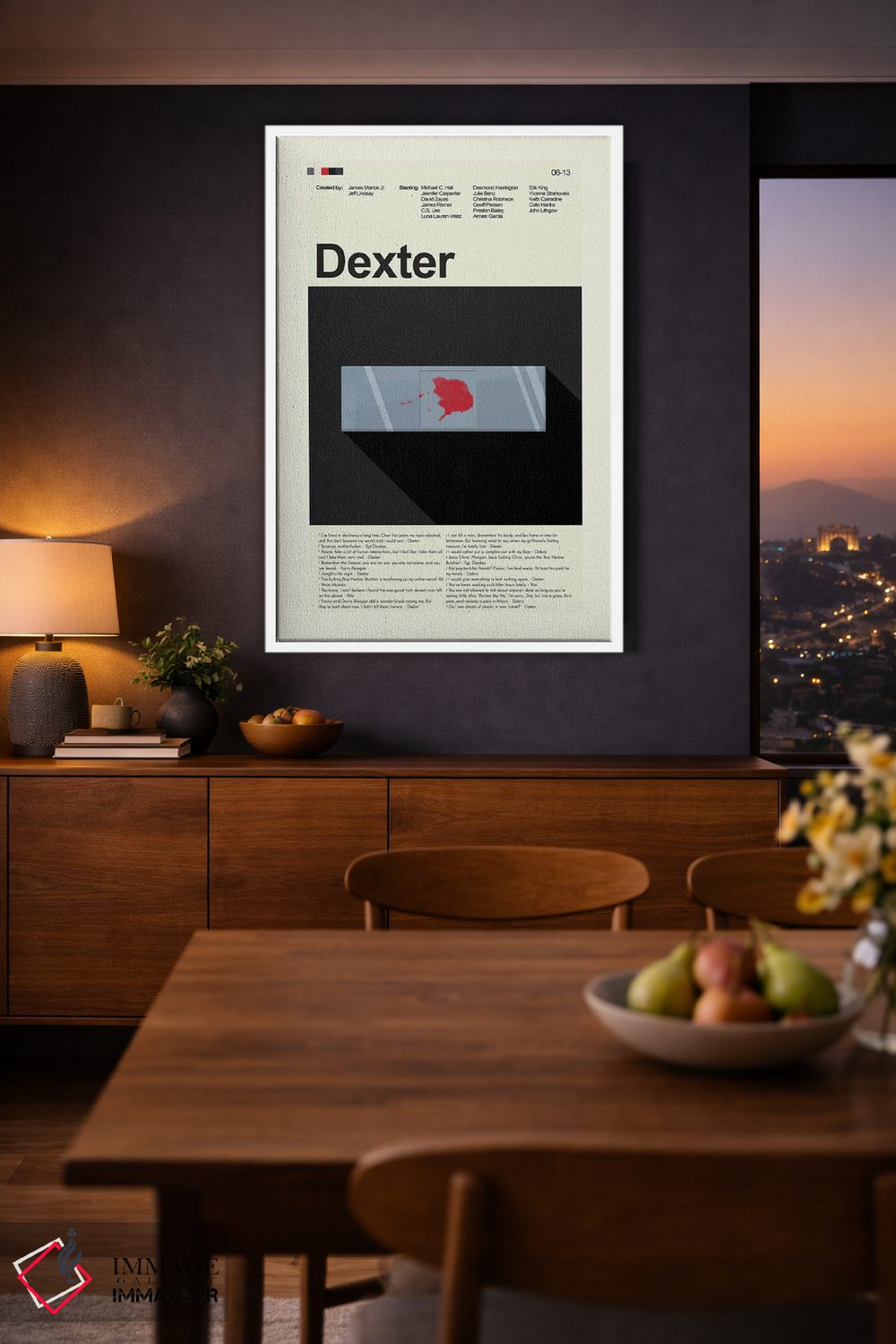 تابلو دکوراتیو دکستر اثر پرینتس اند گیگلز اثر ارین هیگرمن - D3W