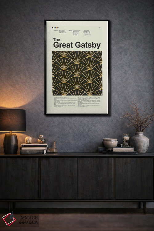 تابلو دکوراتیو گتسبی بزرگ اثر پرینتس اند گیگلز اثر ارین هیگرمن - D2B