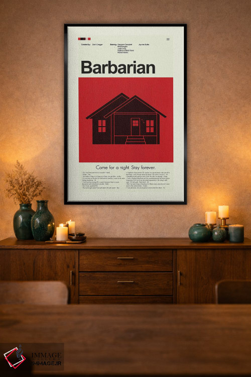 تابلو مینیمال بربر اثر پرینتس اند گیگلز اثر ارین هیگرمن - D2B