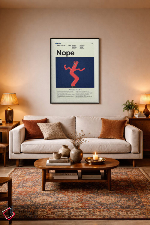 تابلو مینیمال نه اثر پرینتس اند گیگلز اثر ارین هیگرمن - D3B