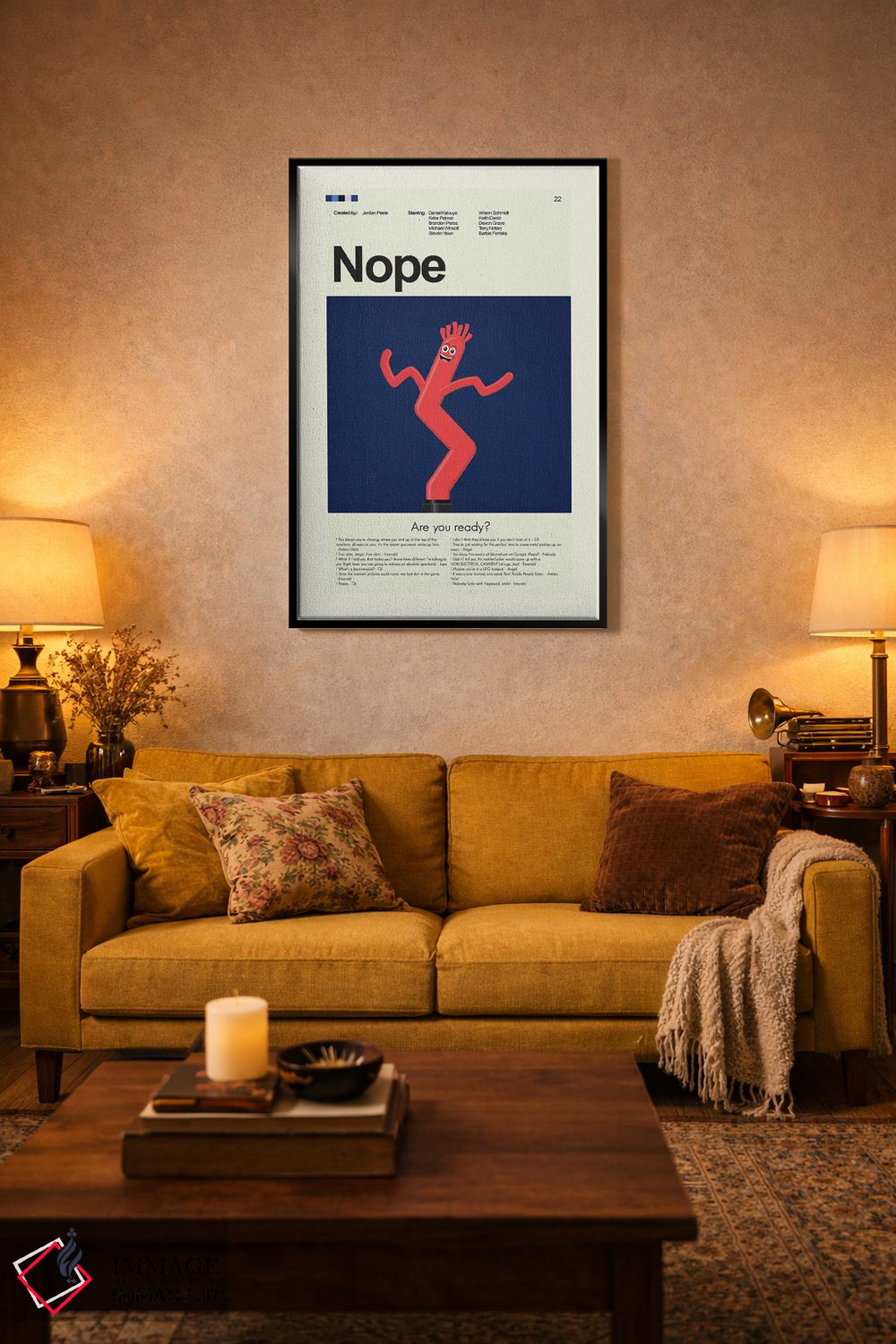 تابلو مینیمال نه اثر پرینتس اند گیگلز اثر ارین هیگرمن - D4B