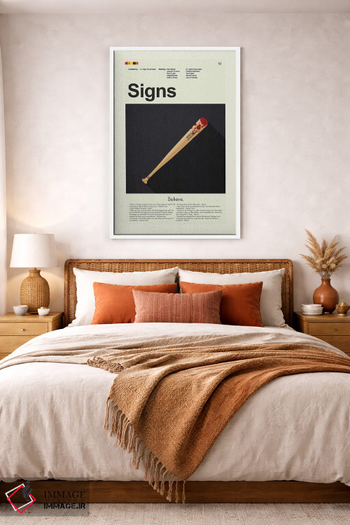 تابلو مینیمال نشانه ها اثر پرینتس اند گیگلز اثر ارین هیگرمن - D3W