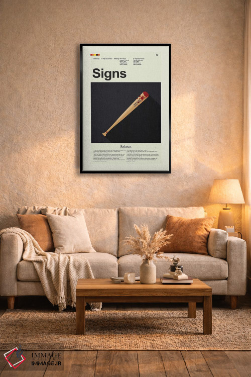 تابلو مینیمال نشانه ها اثر پرینتس اند گیگلز اثر ارین هیگرمن - D5B
