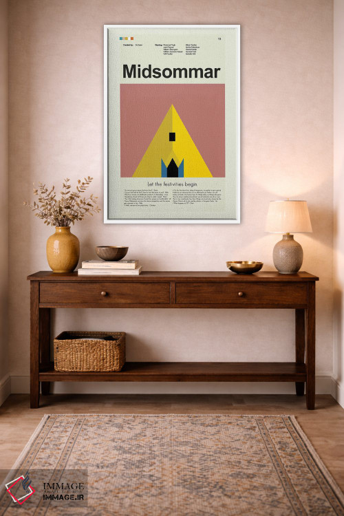 تابلو دکوراتیو میدسامر اثر پرینتس اند گیگلز اثر ارین هیگرمن - D3W