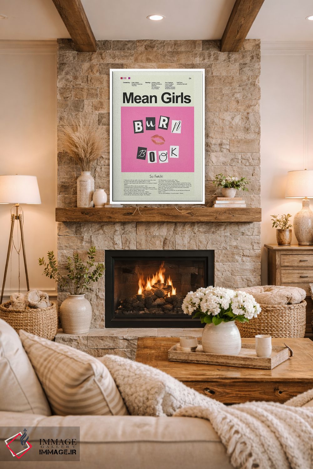 تابلو دکوراتیو دختران بدجنس اثر پرینتس اند گیگلز اثر ارین هیگرمن - D1W