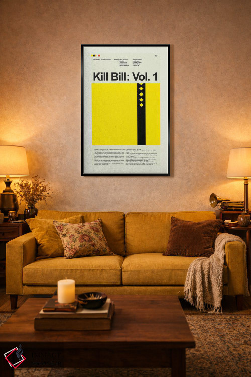 تابلو دکوراتیو کشتن بیل: جلد اول اثر پرینتس اند گیگلز اثر ارین هیگرمن - D4B