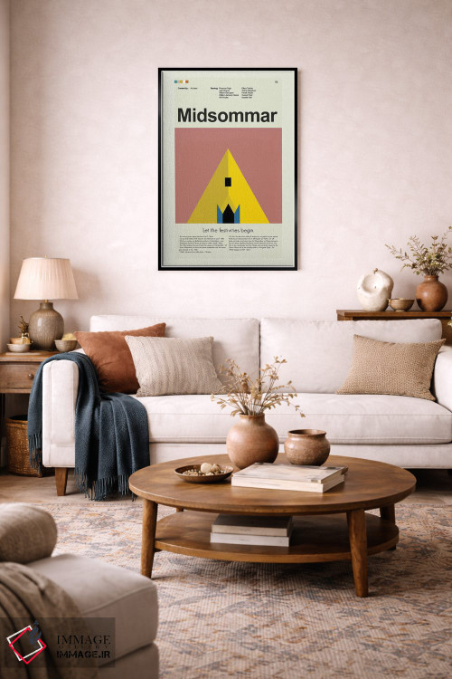 تابلو دکوراتیو میدسامر اثر پرینتس اند گیگلز اثر ارین هیگرمن - D4B