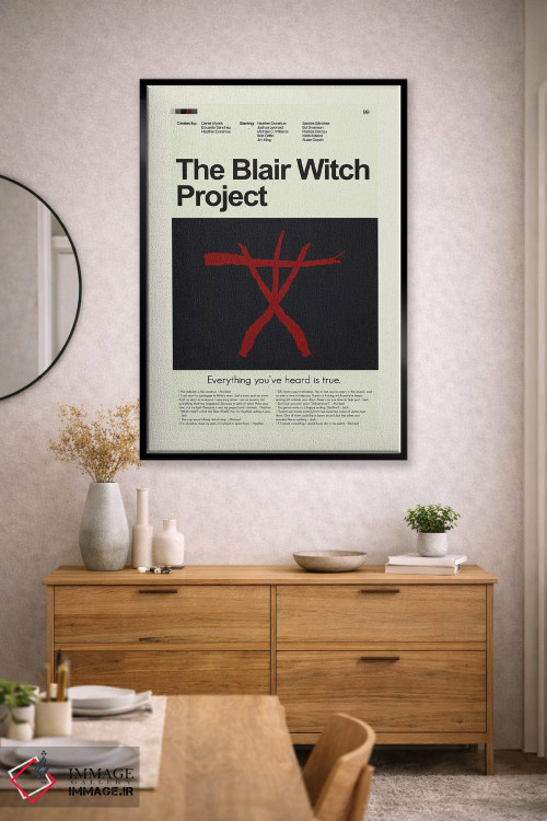 تابلو مینیمال پروژه جادوگر بلر اثر پرینتس اند گیگلز اثر ارین هیگرمن - D1B