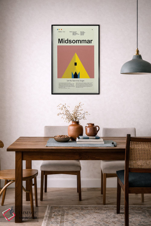 تابلو دکوراتیو میدسامر اثر پرینتس اند گیگلز اثر ارین هیگرمن - D5B