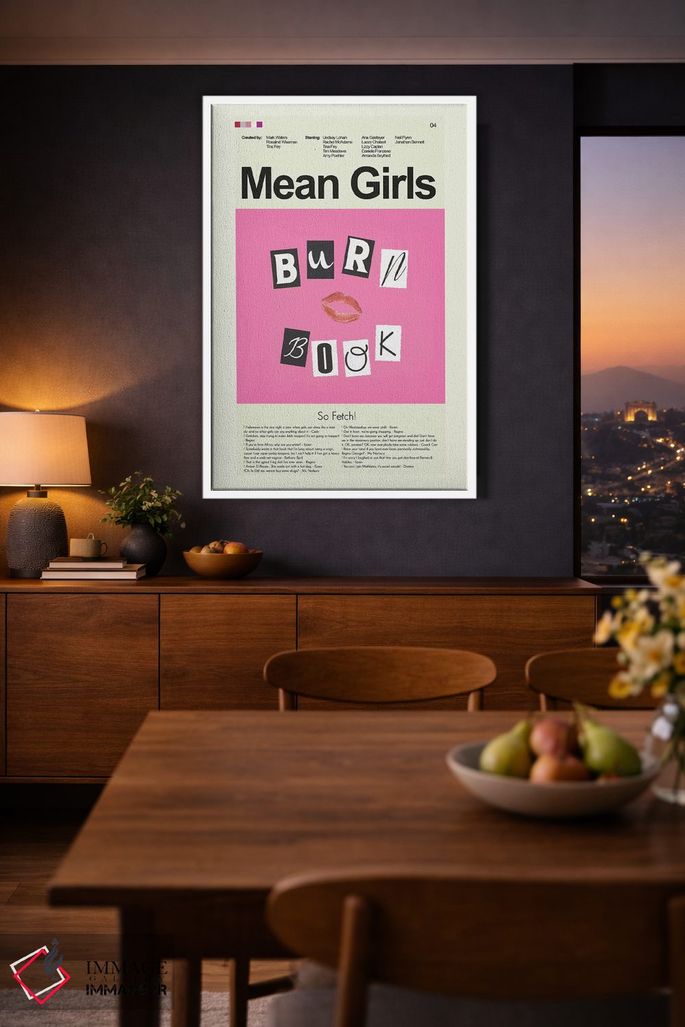 تابلو دکوراتیو دختران بدجنس اثر پرینتس اند گیگلز اثر ارین هیگرمن - D2W