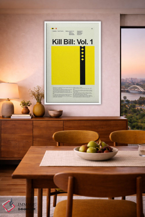 تابلو دکوراتیو کشتن بیل: جلد اول اثر پرینتس اند گیگلز اثر ارین هیگرمن - D6W