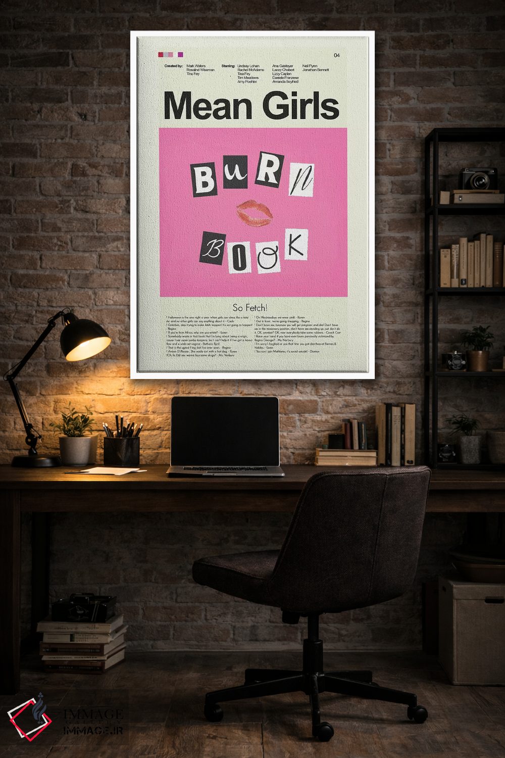 تابلو دکوراتیو دختران بدجنس اثر پرینتس اند گیگلز اثر ارین هیگرمن - D3W