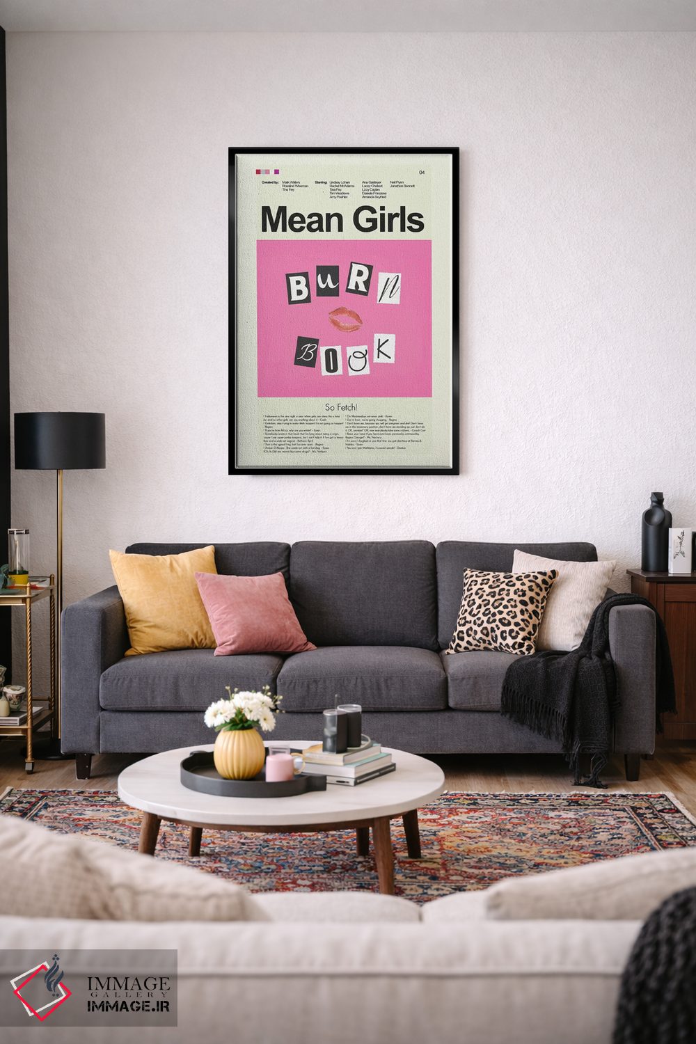 تابلو دکوراتیو دختران بدجنس اثر پرینتس اند گیگلز اثر ارین هیگرمن - D4B