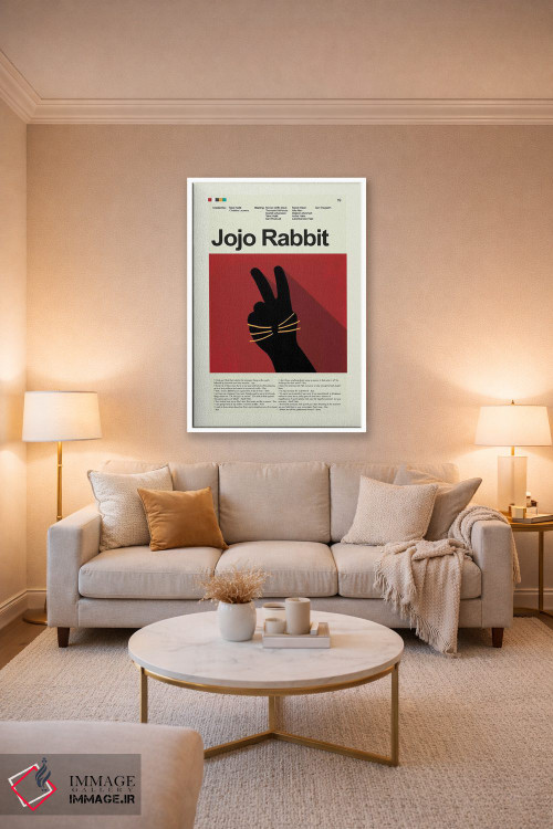 تابلو دکوراتیو جوجو خرگوشه اثر پرینتس اند گیگلز اثر ارین هیگرمن - D3W