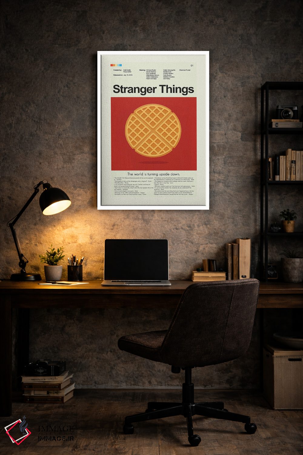 تابلو مینیمال چیزهای عجیب فصل ۱ اثر پرینتس اند گیگلز اثر ارین هیگرمن - D5W