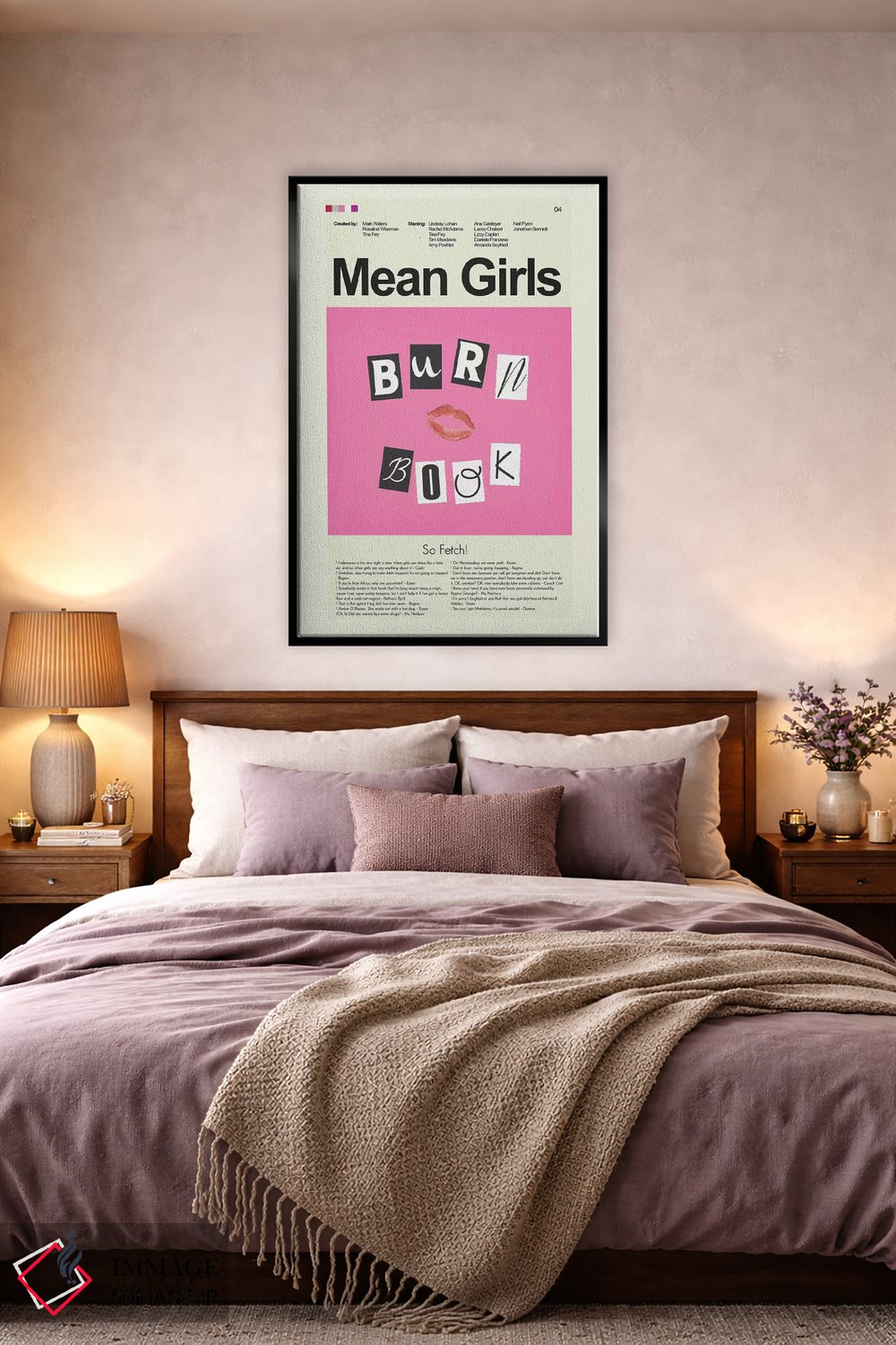 تابلو دکوراتیو دختران بدجنس اثر پرینتس اند گیگلز اثر ارین هیگرمن - D5B