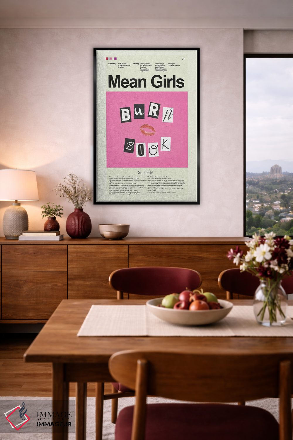 تابلو دکوراتیو دختران بدجنس اثر پرینتس اند گیگلز اثر ارین هیگرمن - D6B