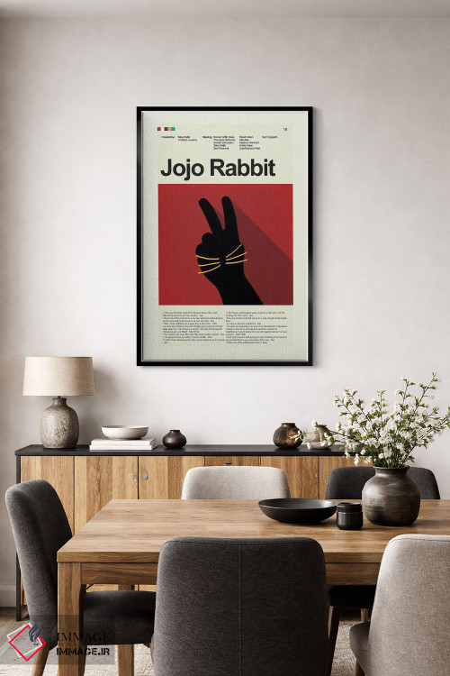 تابلو دکوراتیو جوجو خرگوشه اثر پرینتس اند گیگلز اثر ارین هیگرمن - D5B