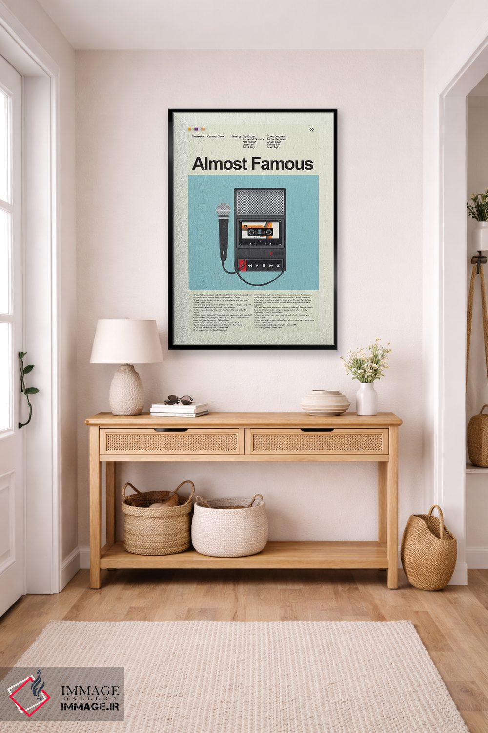 تابلو دکوراتیو تقریبا مشهور اثر پرینتس اند گیگلز اثر ارین هیگرمن - D5B