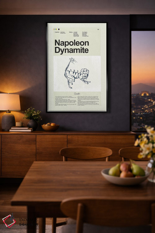 تابلو دکوراتیو ناپلئون داینامیت اثر پرینتس اند گیگلز اثر ارین هیگرمن - D3B