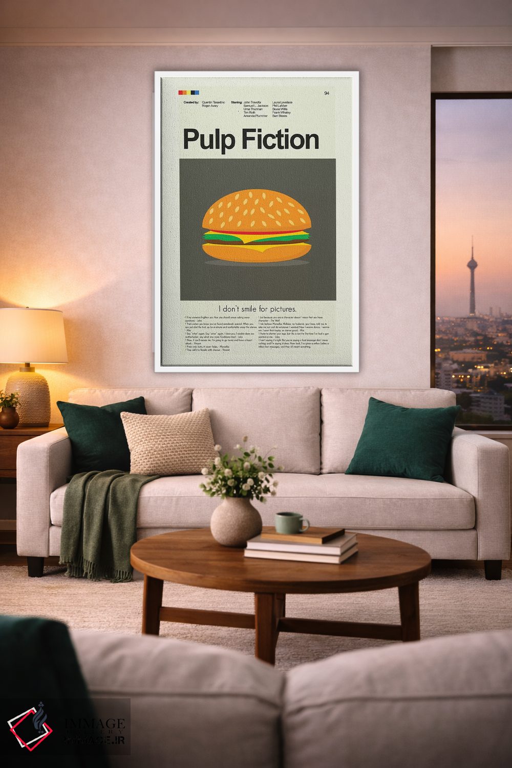 تابلو دکوراتیو داستان عامه پسند اثر پرینتس اند گیگلز اثر ارین هیگرمن - D1W