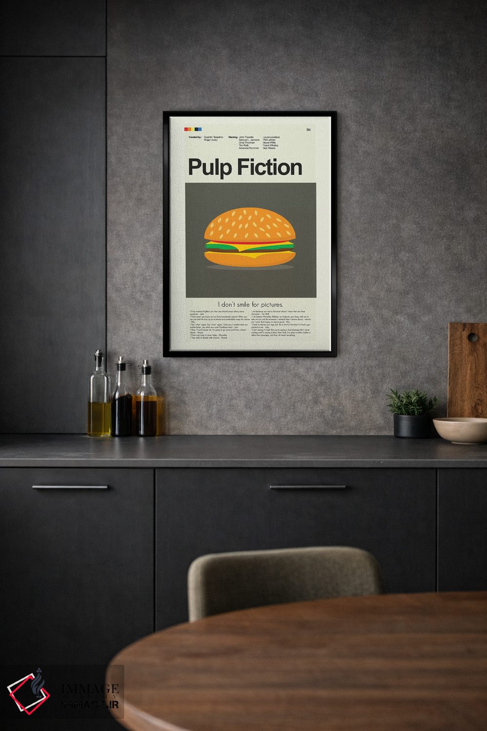 تابلو دکوراتیو داستان عامه پسند اثر پرینتس اند گیگلز اثر ارین هیگرمن - D2B