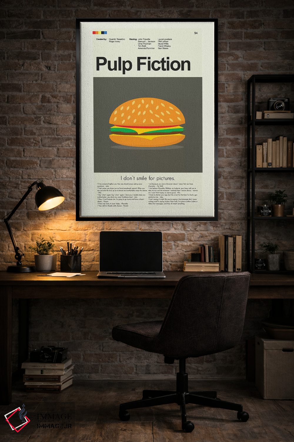 تابلو دکوراتیو داستان عامه پسند اثر پرینتس اند گیگلز اثر ارین هیگرمن - D5B