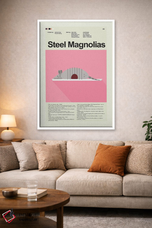 تابلو دکوراتیو مگنولیاهای فولادی اثر پرینتس اند گیگلز اثر ارین هیگرمن - D1W