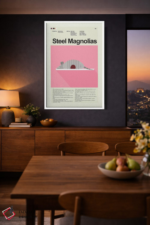 تابلو دکوراتیو مگنولیاهای فولادی اثر پرینتس اند گیگلز اثر ارین هیگرمن - D5W