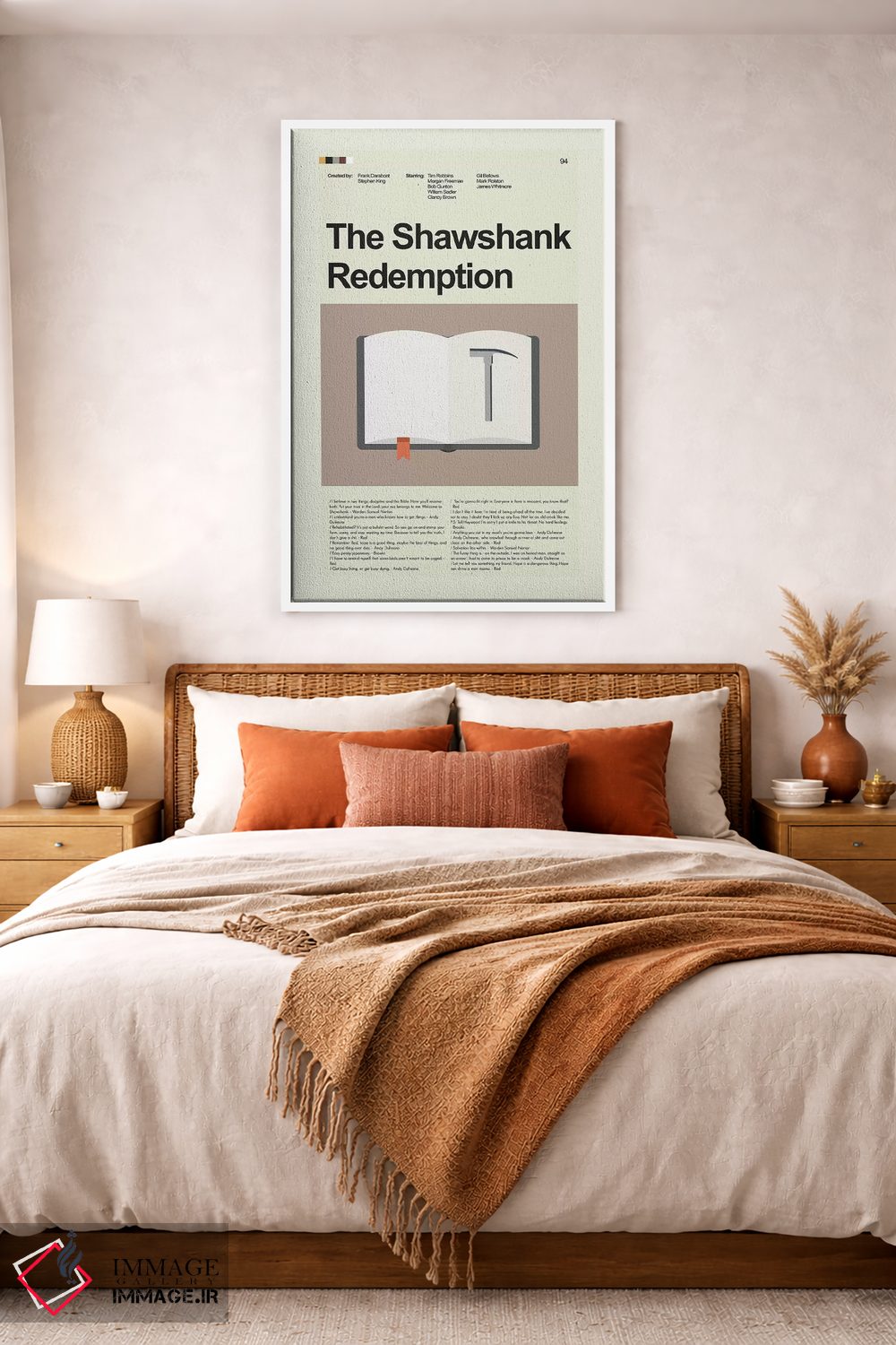تابلو دکوراتیو رستگاری در شاوشنک اثر پرینتس اند گیگلز اثر ارین هیگرمن - D2W