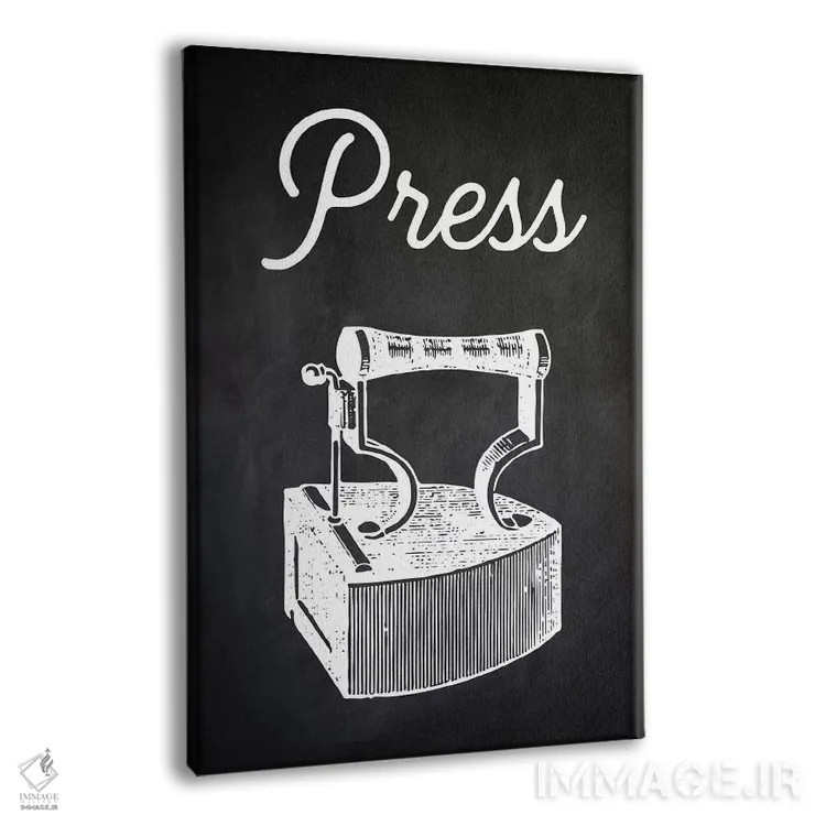 تابلو مدرن چاپ/انتشار اثر پتنت پرینت استور - نمای پرسپکتیو محصول