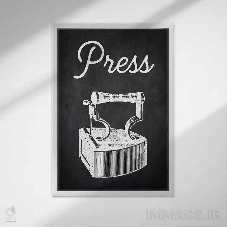 تابلو مدرن چاپ/انتشار اثر پتنت پرینت استور - نمای قابدار سفید